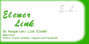 elemer link business card